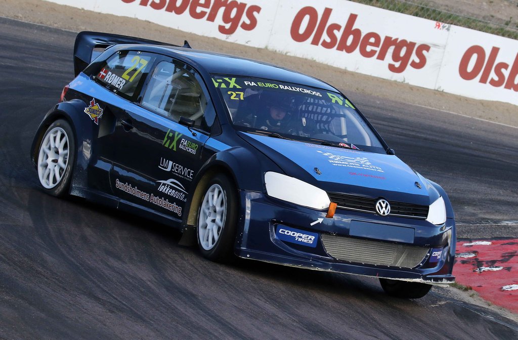MNJ’eren er godt tilfreds med fighting-balancen i sin VW Polo 6R RX SuperCar
(Foto: Johnny Loix)